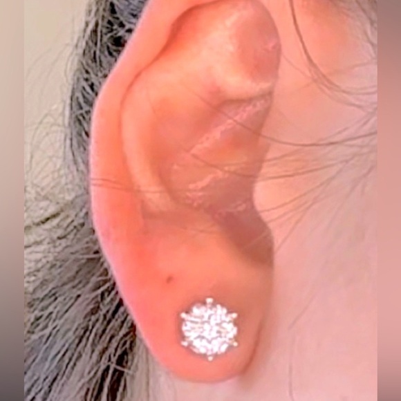 Diamond Stud Earrings | .55tcw| New in box w receipt - Picture 3 of 6